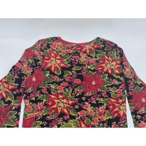 The Vermont Country Store Red Floral Top Size Small VTG - Picture 14 of 16